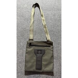 Tumi Tech Messenger Bag Cross Body Olive Green‎ Interior